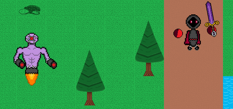 Enemy chasing player