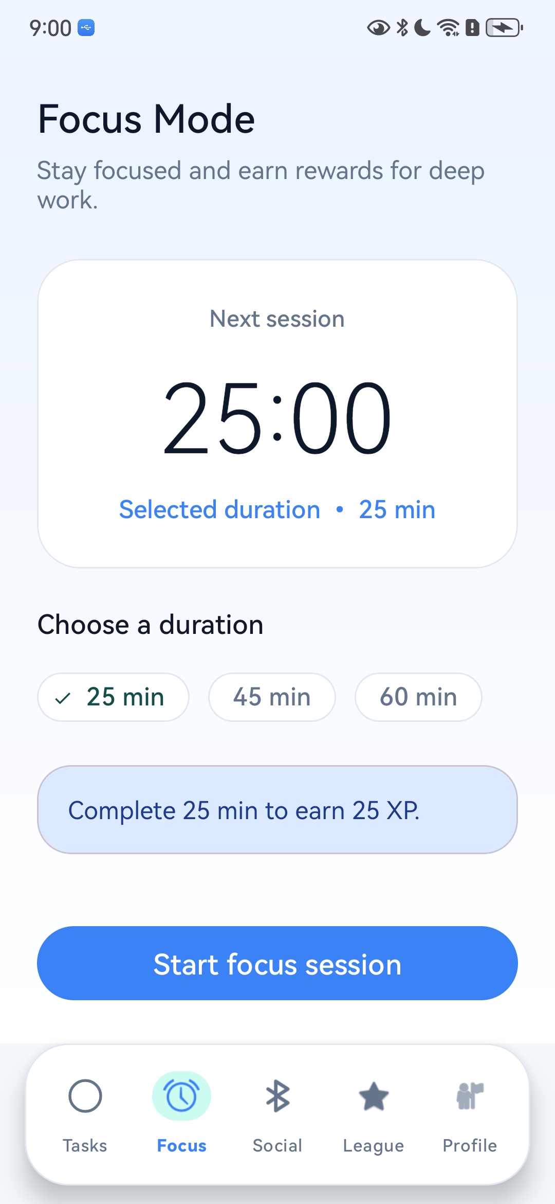 Meet & Merit focus mode